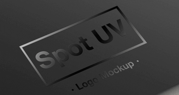 Spot UV with Ink