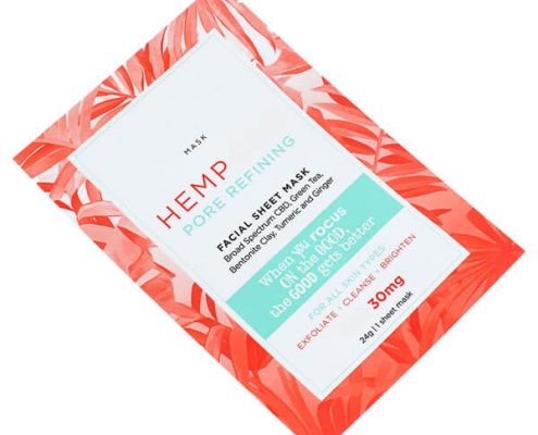 Durable sheet mask packaging with vibrant custom design – High-quality Mylar packaging for sheet masks, designed for freshness and brand visibility.