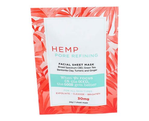 Fully sealed Mylar pouch for sheet mask packaging – Protective, customizable Mylar pouch for sheet masks, designed to keep skincare products fresh.