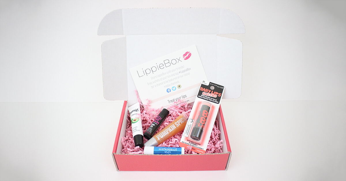 custom printing lip balm Subscription Box