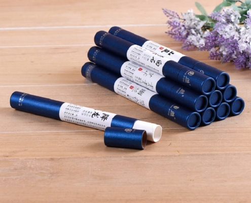 custom printed paper tube for custom incense packaging