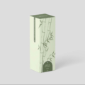 reed diffuser box with silver hot foil and matte finish