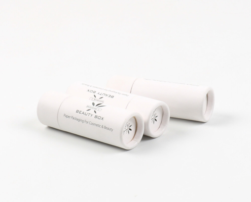 all-paper custom lip balm packaging cardboard tube