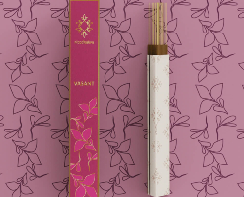 custom printed paper incense stick packaging