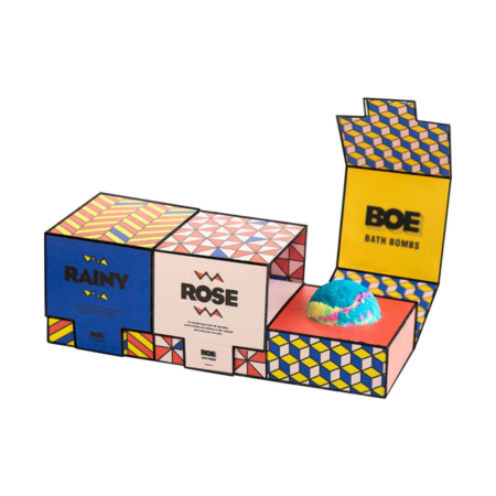 custom printed bath bomb boxes tuck end boxes