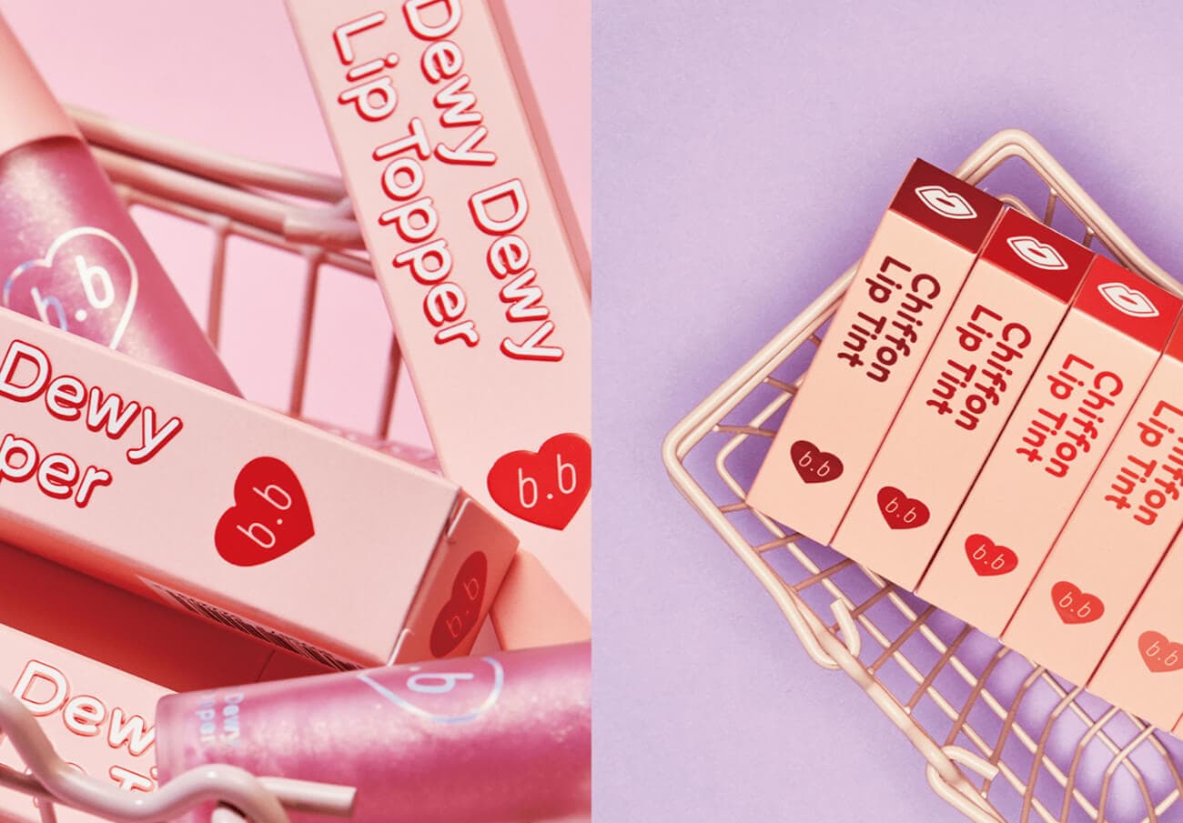 Cute lip gloss box - custom folding cartons for lip topper packaging