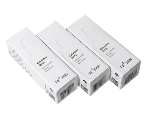 custom printed serum box packaging with debossed LOGO