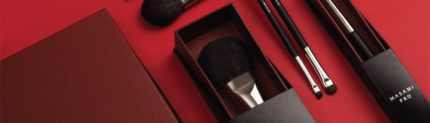 custom makeup brushes packaging