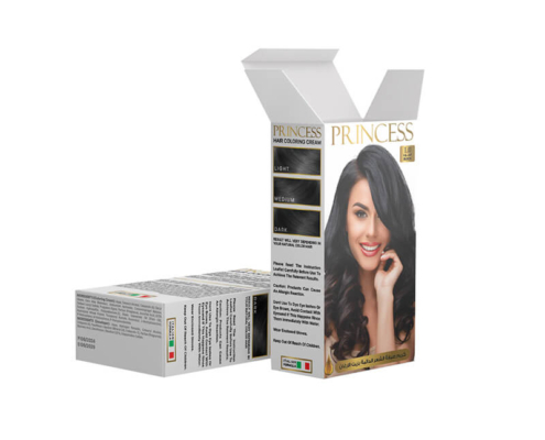 hair dye packaging folding carton