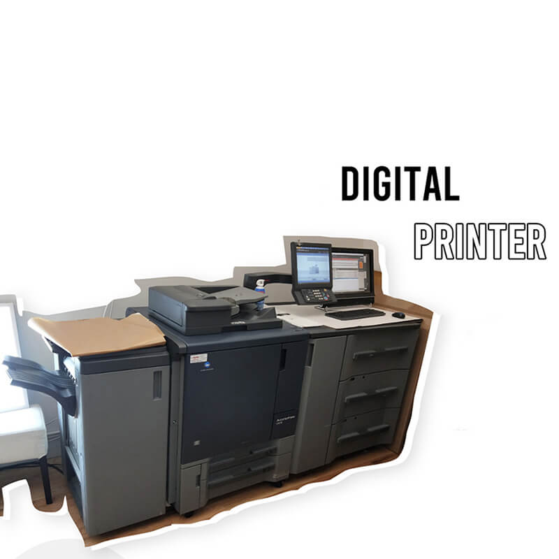 a digital printer for paper printing