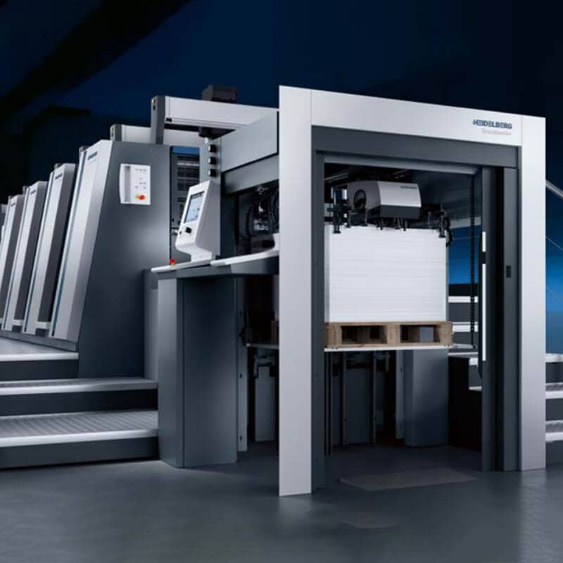 an offset printing machine