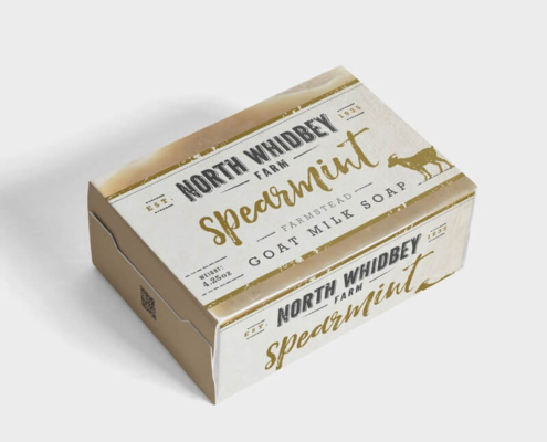 Eco-friendly kraft paper soap box – Sturdy kraft-style packaging, suitable for natural soap products, designed for retail display.