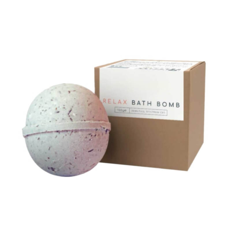 Foldable and easy-to-assemble kraft custom bath bomb box with sleek design and eco-friendly material.