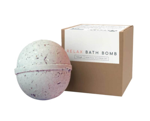 Foldable and easy-to-assemble kraft custom bath bomb box with sleek design and eco-friendly material.