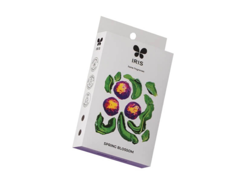 Premium white kraft paper air freshener packaging for scented cards and fragrance products