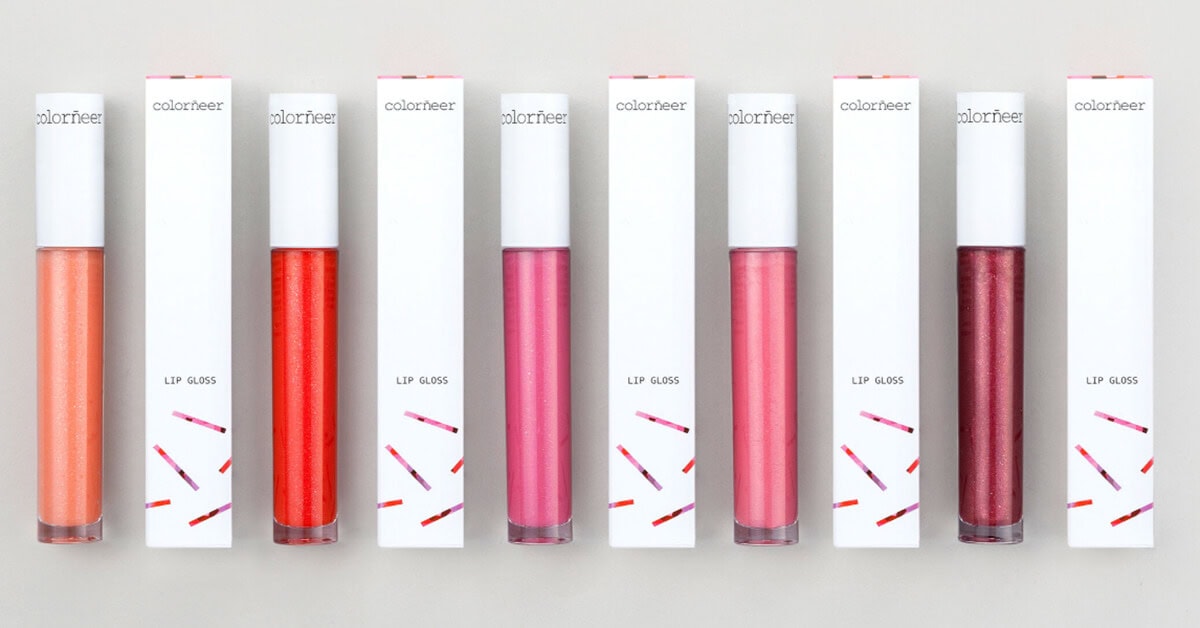 minimalism designed boxes for lip gloss packaging