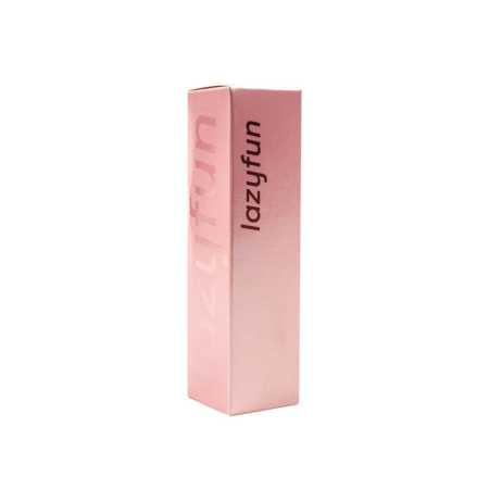 Pink mascara box made from special art paper with a sleek design