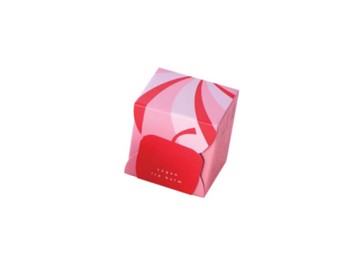 Stylish and practical lip balm packaging box for retail displays and packaging solutions.