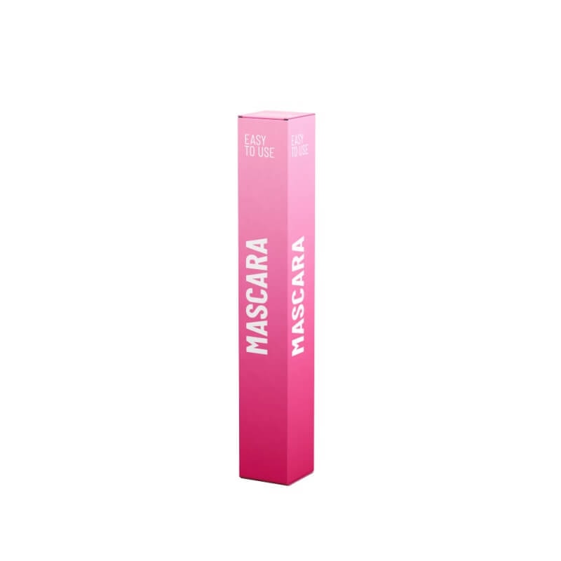 Pantone color-matched custom mascara packaging box to maintain brand consistency.