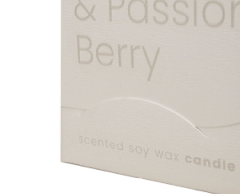 Reclosable luxury candle boxes | Customizable folding carton packaging