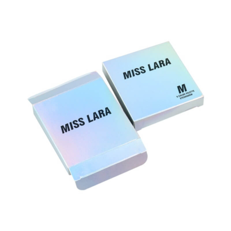 Custom folding carton box for eyeshadow palette with inner tray