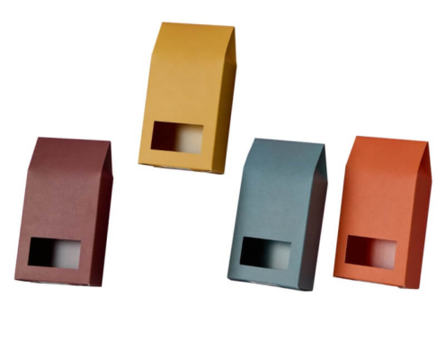 Eco-friendly kraft gable boxes with handle and custom design