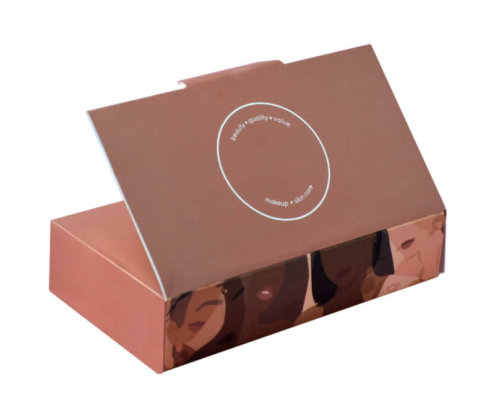 Chapstick containers with branded packaging, featuring folding carton design and printed lipstick boxes with logo.